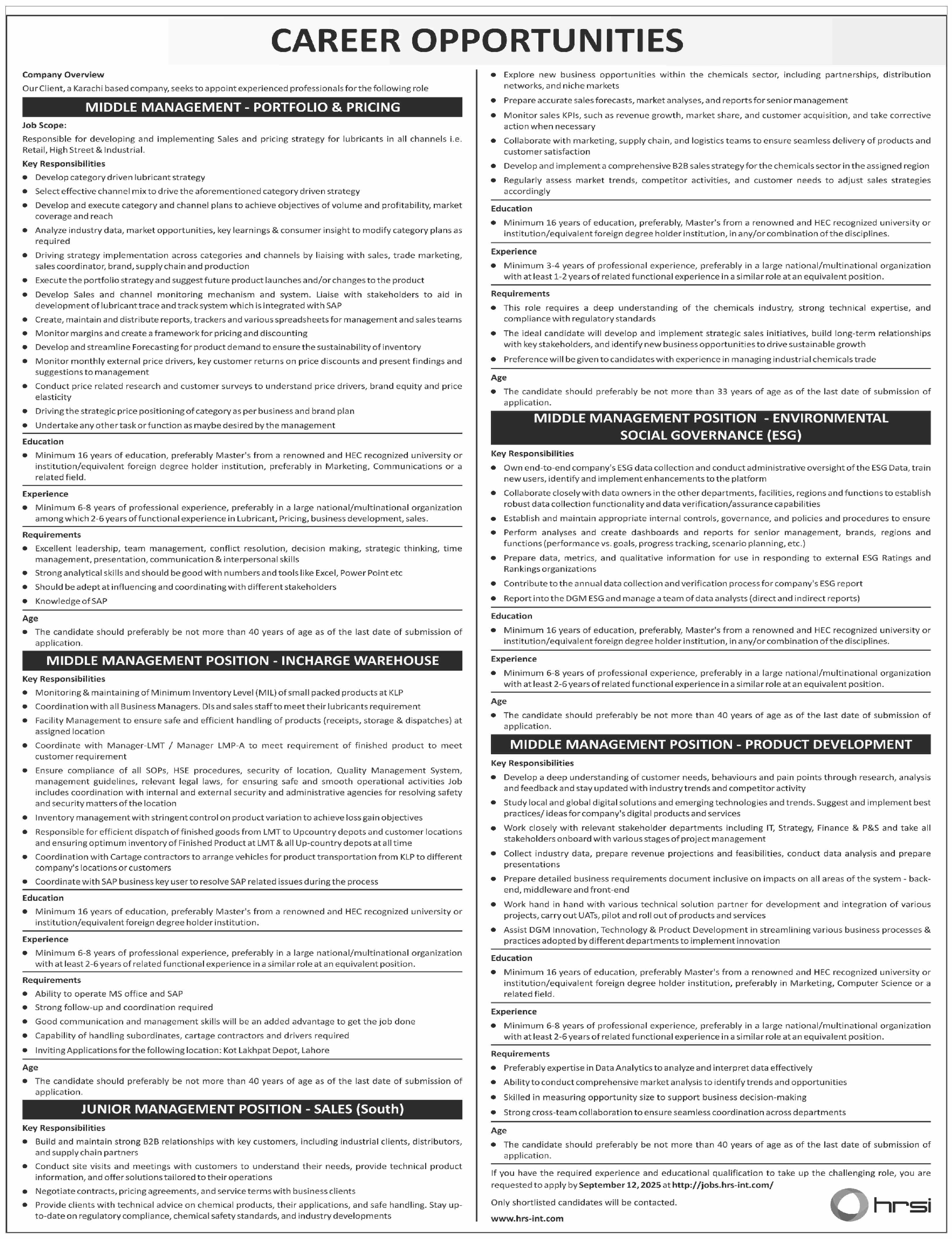 Jobs in HRSI
